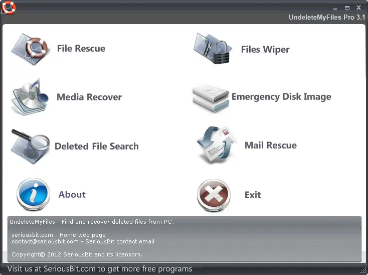 Undelete My Files Data Recovery Software