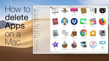 how to uninstall apps on mac