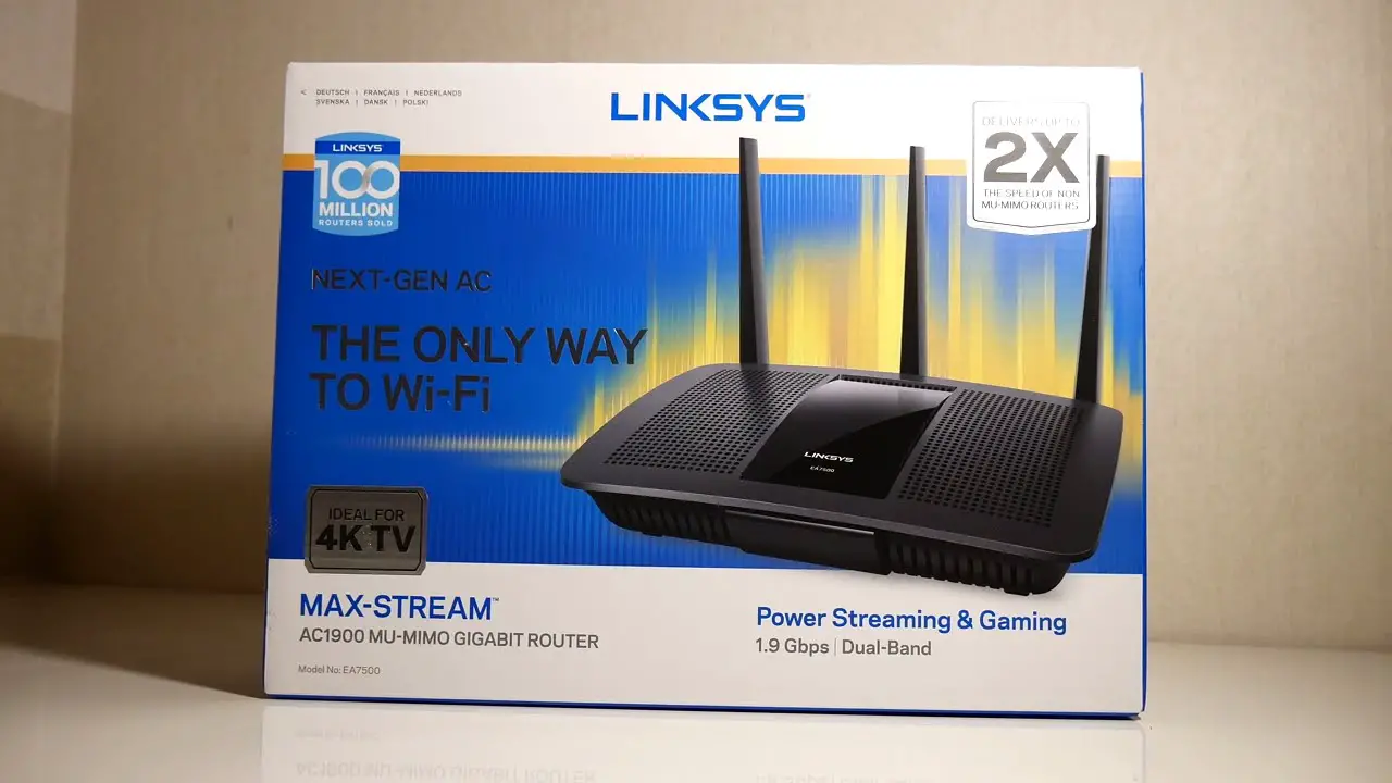 Linksys Max-Stream EA7500 WiFi Router