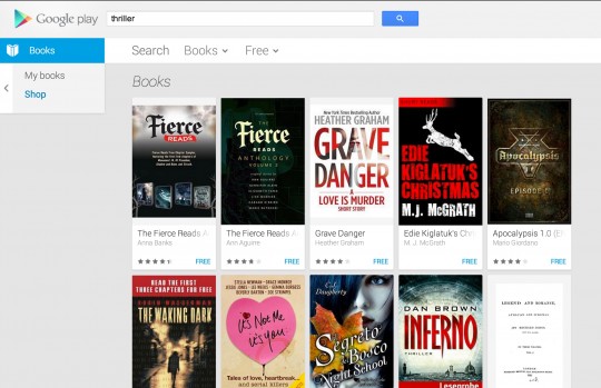 Google E-book store