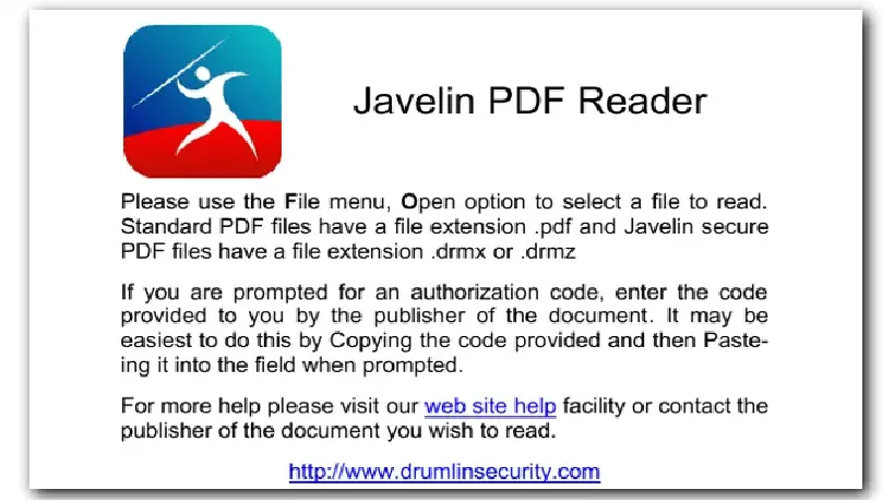 Javelin pdf reader