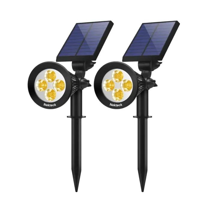 Nekteck Solar Power Garden Spotlight Set