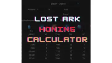 Lost Ark Honing Calculator